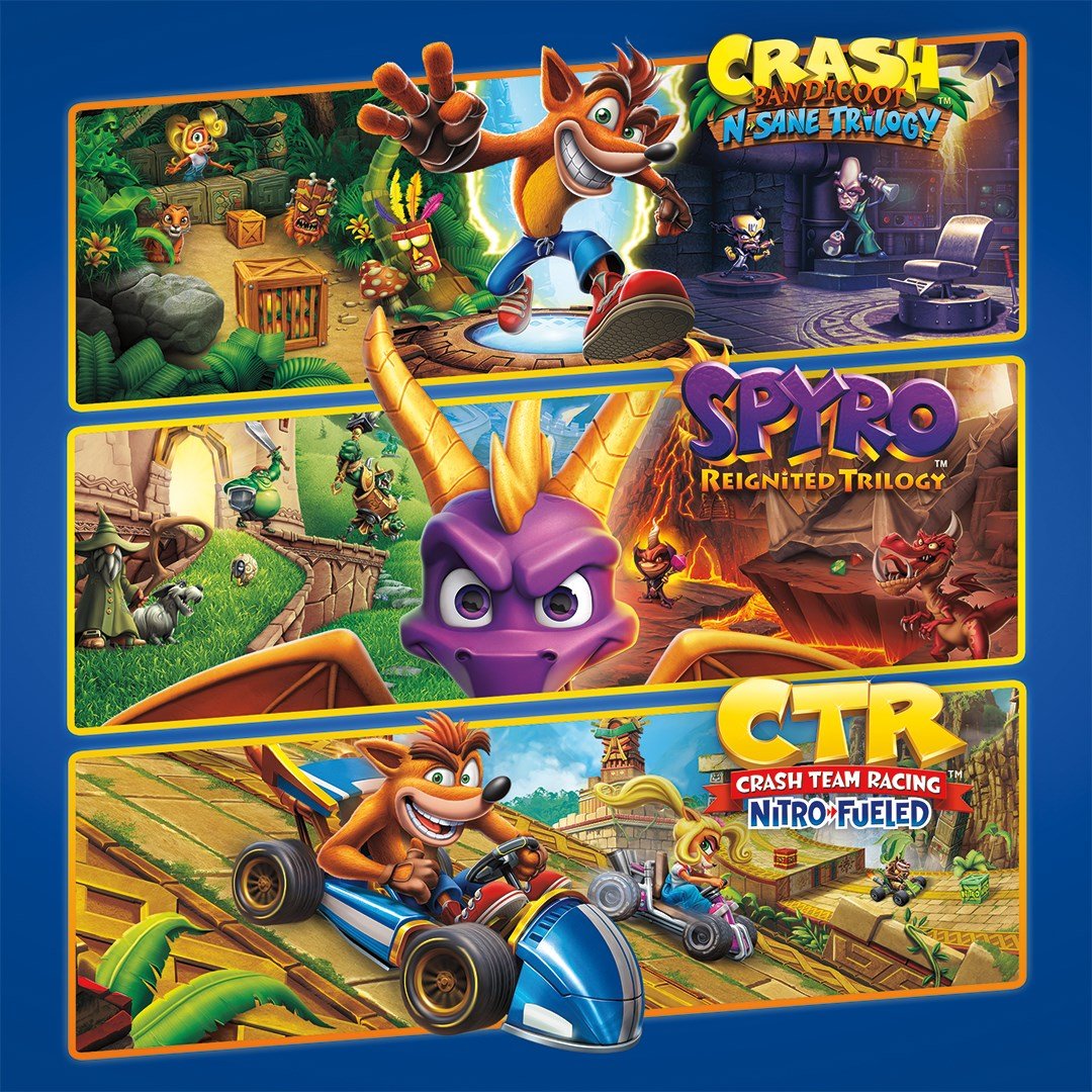 Crash + Spyro Triple Play Bundle